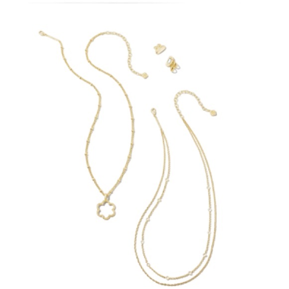 Kendra Scott Susie Convertible Multi Strand Necklace in Gold - Picture 3 of 7